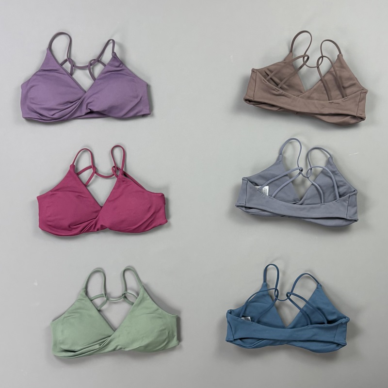 Pilates Yoga Top - Sujetador deportivo Vision para mujer, cuello