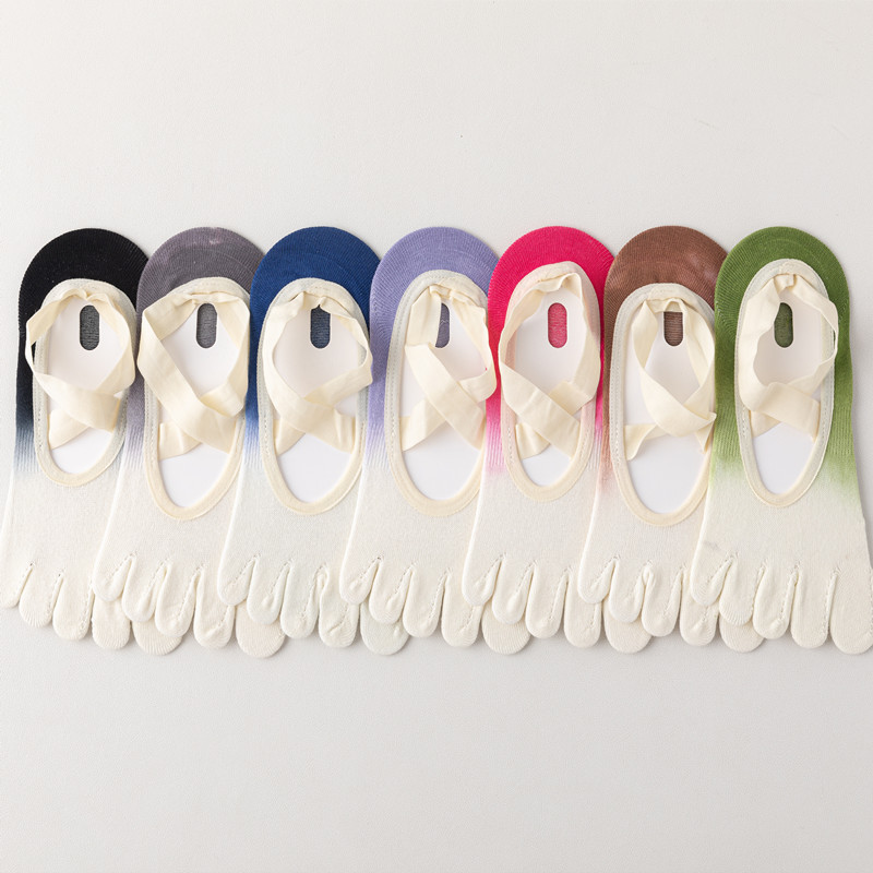 Yoga Strap Cotton - Calcetines de Yoga de cinco dedos