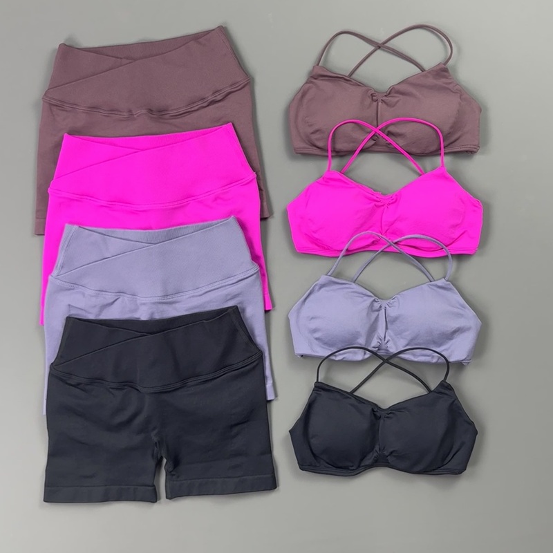 Pilates Yoga Top - Conjunto Deportivo de 2 Piezas para