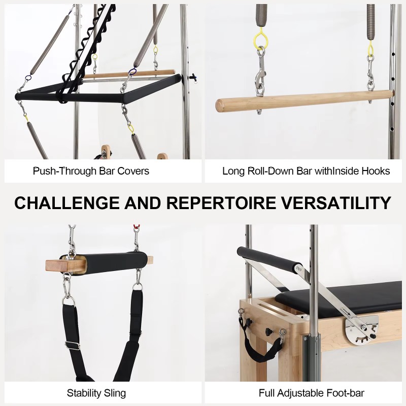 Máquina de madera de arce de a - Pilates Yoga Combo reseña y precio