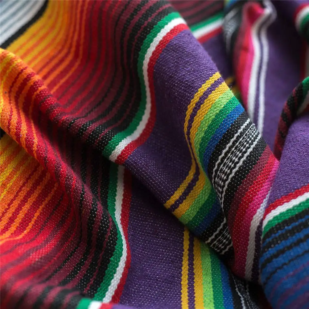 Manta de borla mexicana de var - Pilates Yoga Towel reseña y precio