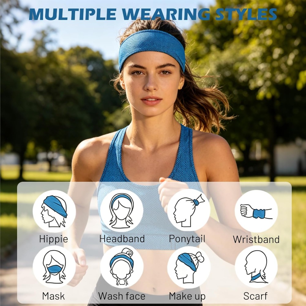Diadema Deportiva Refrescante, - Pilates Yoga Towel reseña y precio