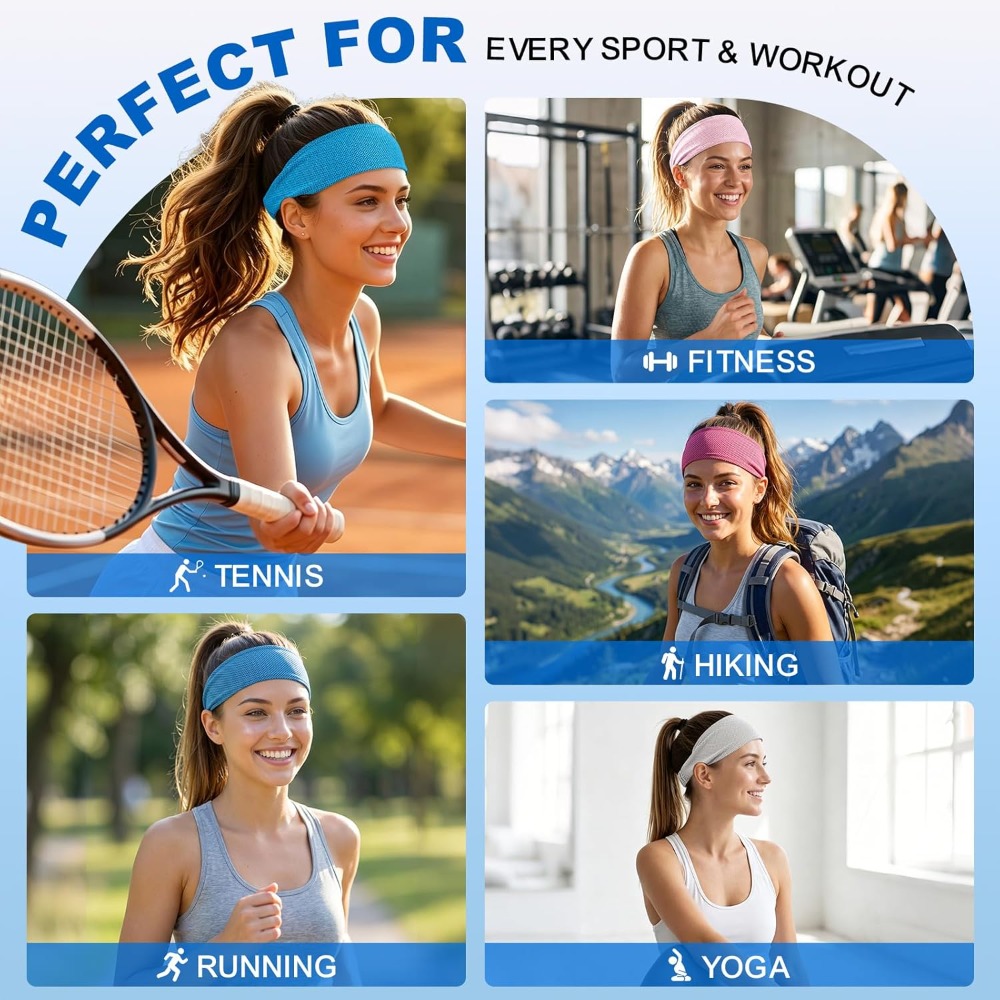 Diadema Deportiva Refrescante, - Pilates Yoga Towel reseña y precio