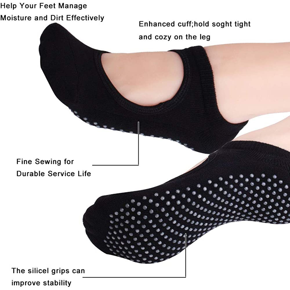 Calcetines antideslizantes con - Pilates Yoga Sport reseña y precio