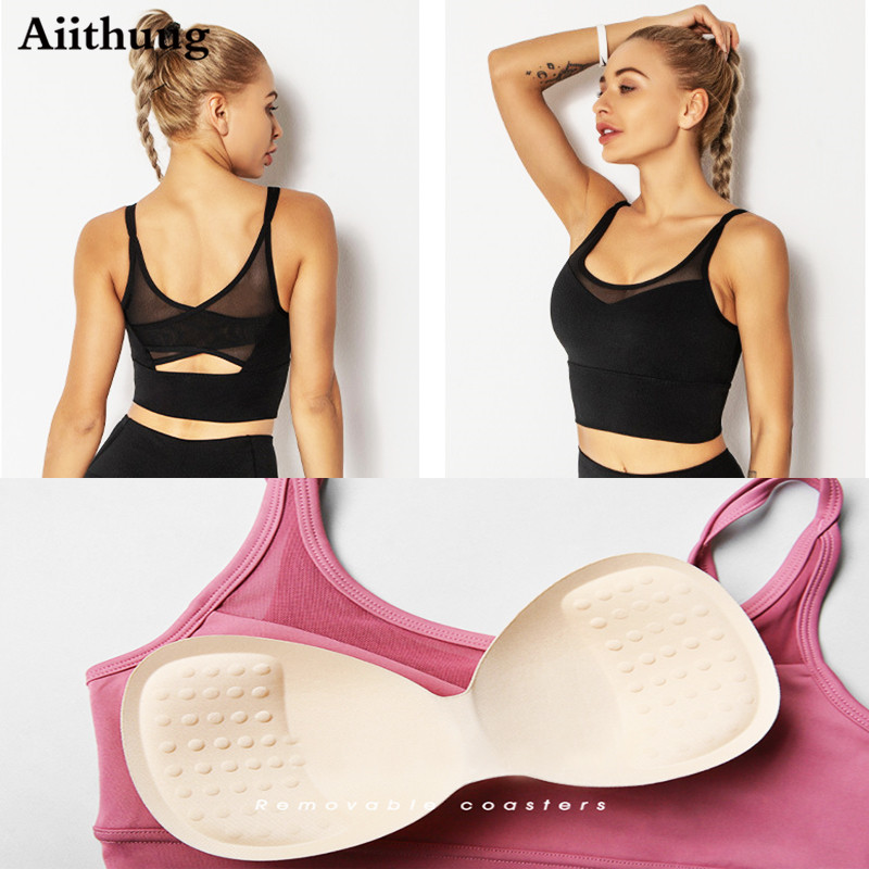Aiithuug-sujetadores de Yoga,  - Pilates Yoga Top reseña y precio