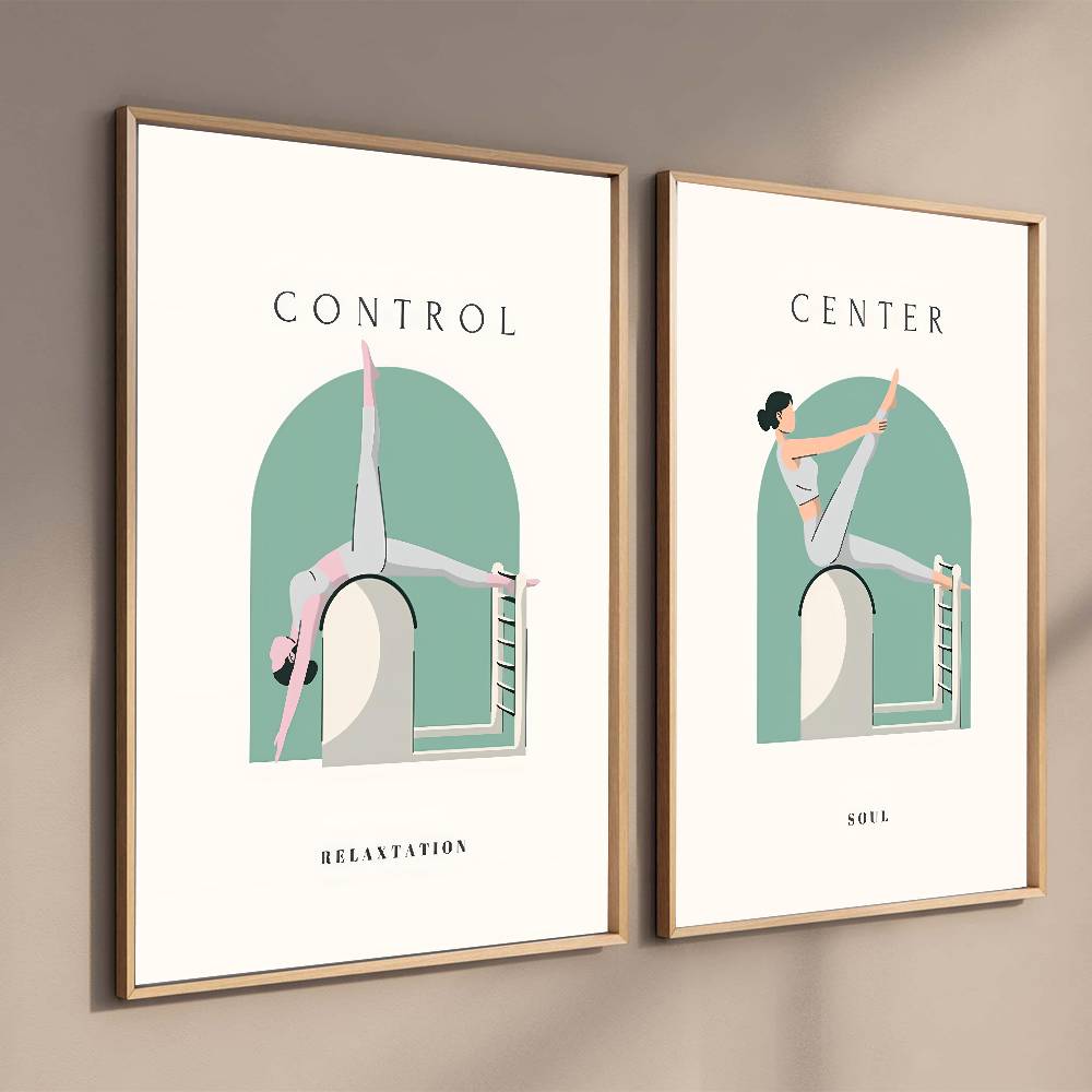 Póster Ilustrativo de Ejercici - Pilates Yoga Flow reseña y precio