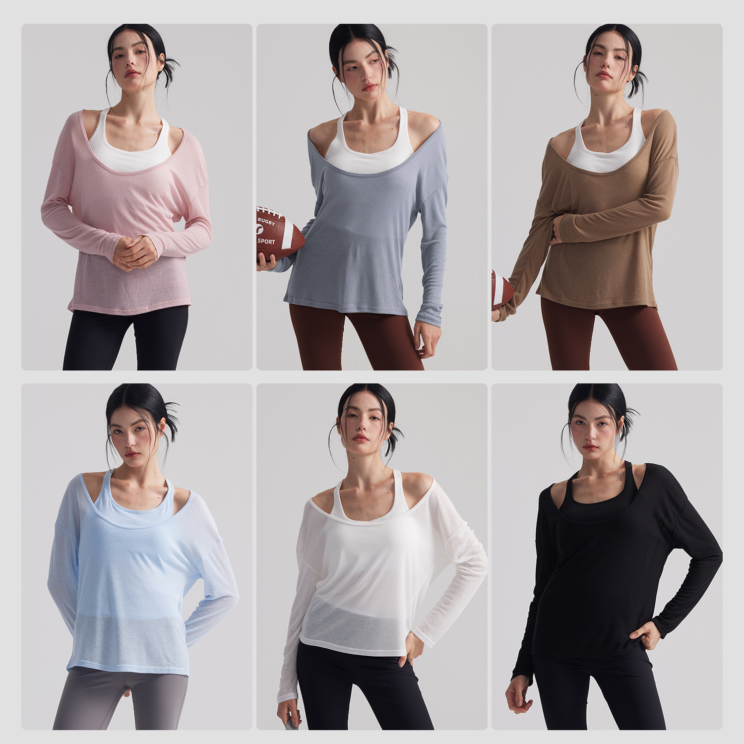 Túnica Deportiva Holgada Semit - Pilates Yoga Top reseña y precio