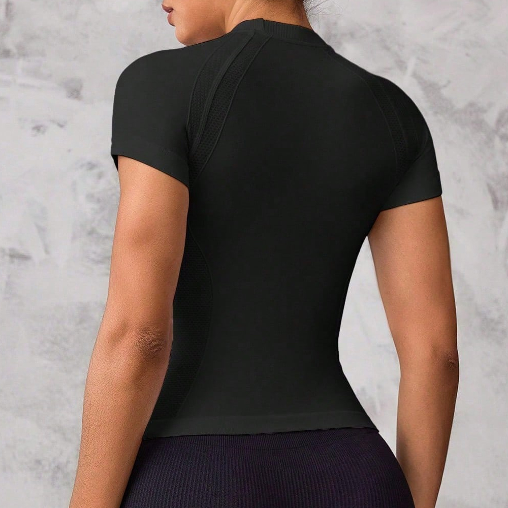 Top deportivo de manga corta p - Yoga Strap Cotton reseña y precio