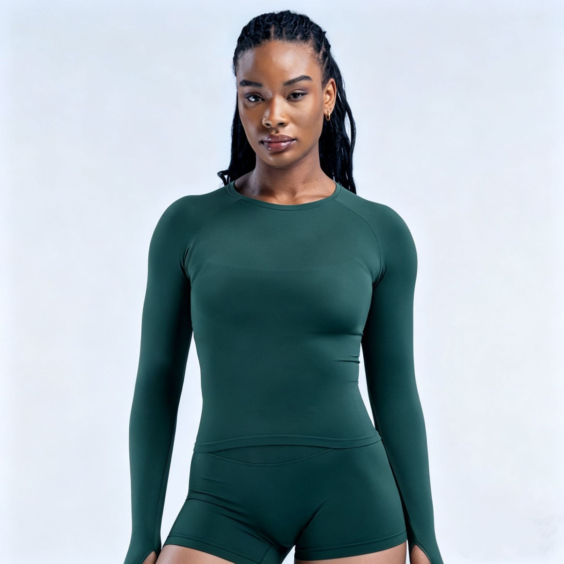 Camiseta Deportiva de Manga La - Yoga Strap Cotton reseña y precio