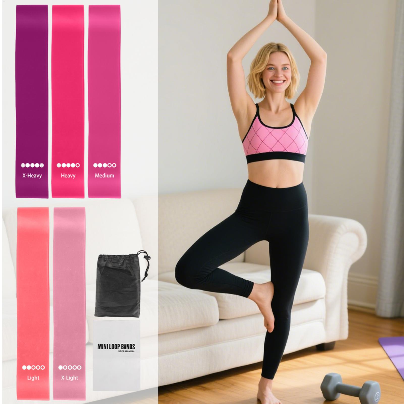 Bandas elásticas para ejercici - Pilates And Yoga Difference reseña y precio